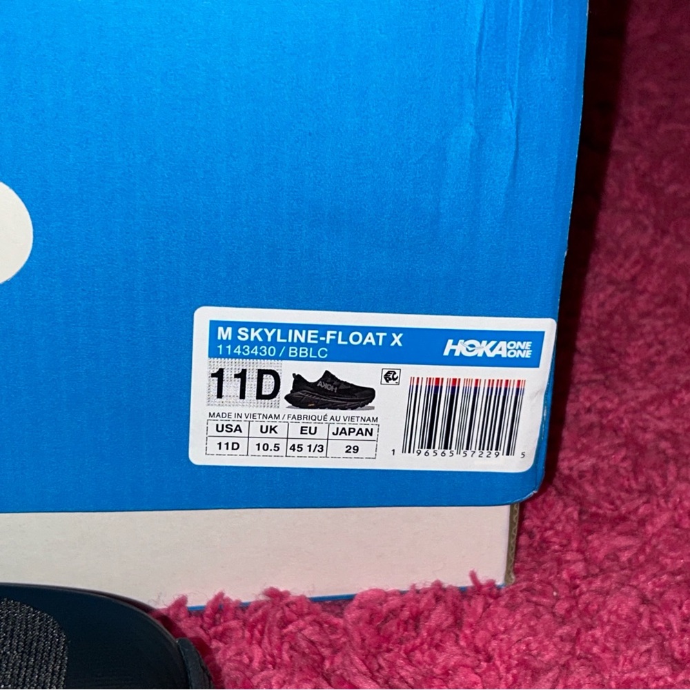 Hoka One One Black Skyline-Float X Shoes - Picture 2 of 2